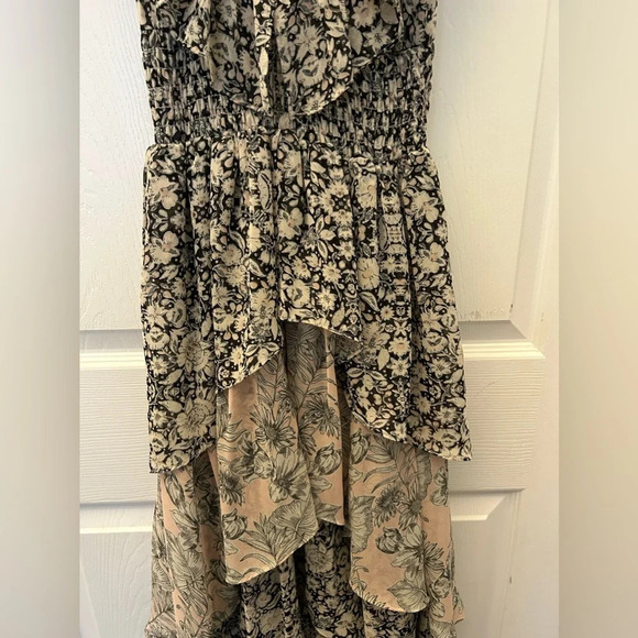 MISA Los Angeles Idalia Tiered Ruffle Midi Dress XS - Picture 5 of 7